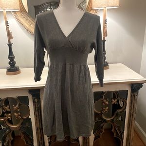 2/$20 Express Little Gray Knit Dress Small S
